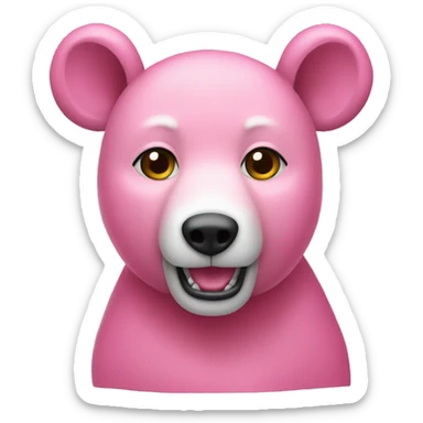 Bär mit rosa Wangen sticker