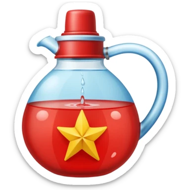 Jarra de agua sabor jamaica sticker