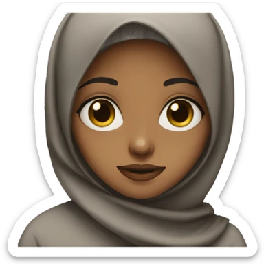 girl with hidjab aesthetic sticker