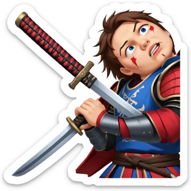 Battle-Ready Samurai sticker