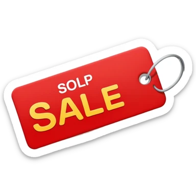 Sale tag sticker