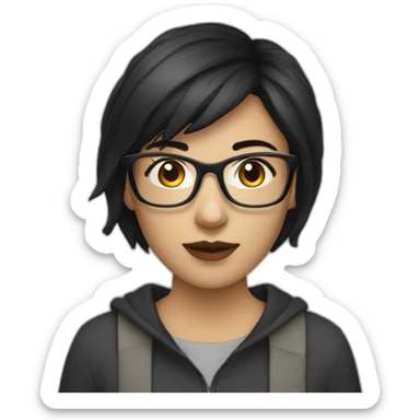 it-programmer-girl-dark-short-hair-without-glasses-with-macbook sticker