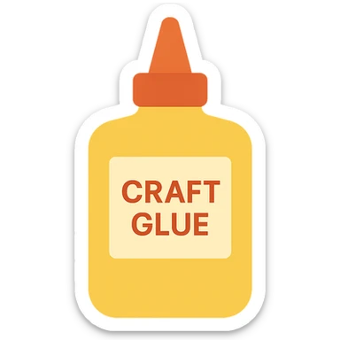craft glue  sticker