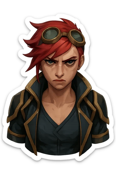 Separate the middle right character from the group in the reference image into its own image, upscale for clarity, and remove the background to produce a transparent PNG. Focus on clear details and isolation of the character. sticker