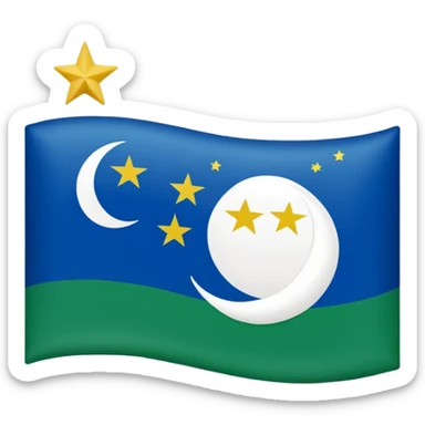 Uzbekistan flag sticker