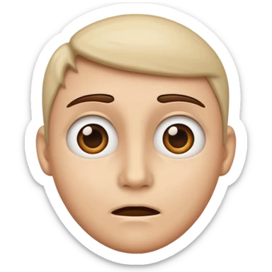 “Yea right” face sticker