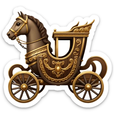 Roman chariot sticker