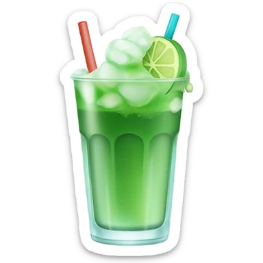Iced matcha sticker