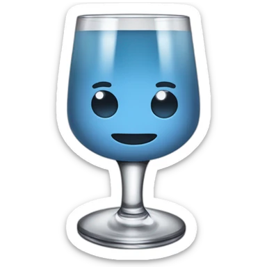 Un verre de richard avec ecrit RICHARD dessus et la bouteille à coter  sticker