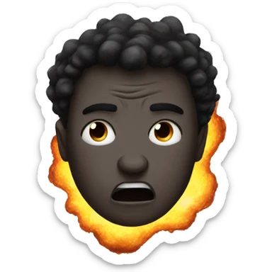 Black hole bad day angry sticker