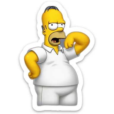 homer-simpson-d'oh sticker