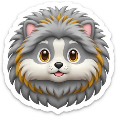 Sprunki gray sticker