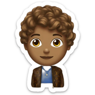 Louis Vuitton bah sticker