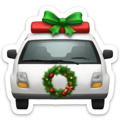 Christmas Prius  sticker