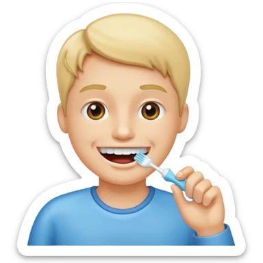 Brush teeth sticker