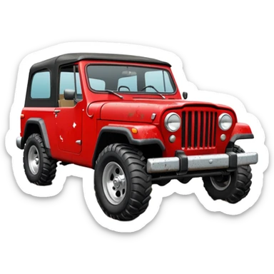 jeepster commando sticker