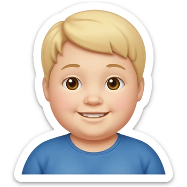 criança gorda sticker