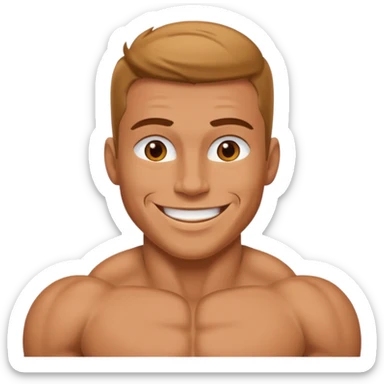 muscle person sticker