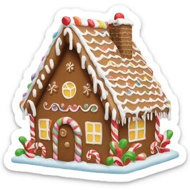 gingerbread house sticker