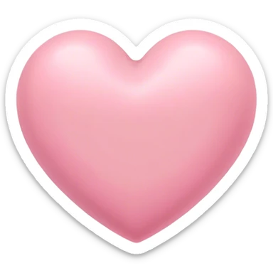 Heart pink pastel sticker
