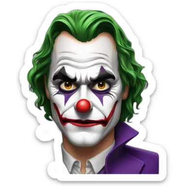 Joaquin Phoenix joker sticker