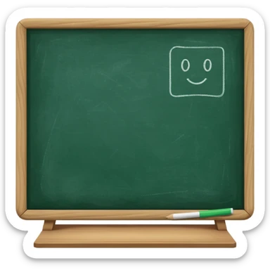 School Chalkboard sticker