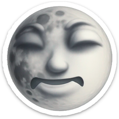 Moon  sticker
