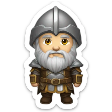 Hill dwarf cleric faction agent sticker