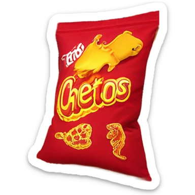 Hot Cheetos bag of chips sticker