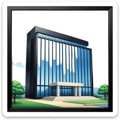 make the beautiful president's office building sticker