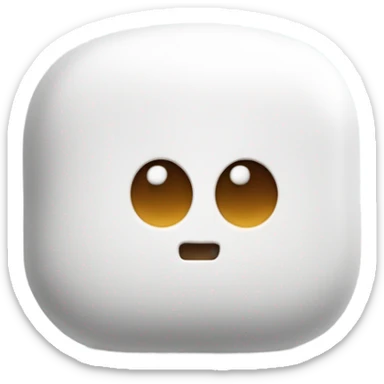 snowboard marshmallow  sticker