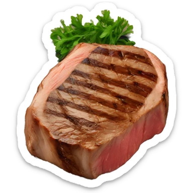 Steak sticker