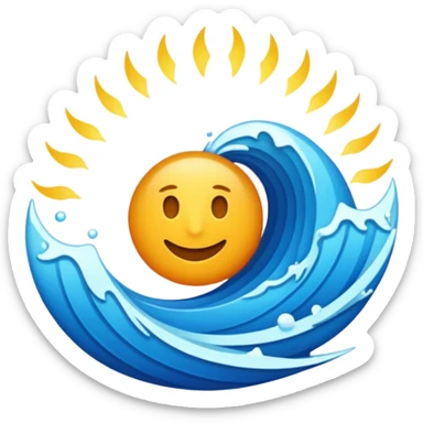 strong wavelength sticker