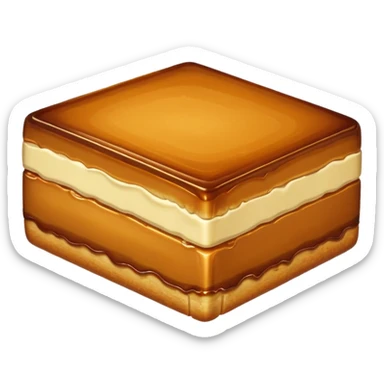 caramel slice sticker