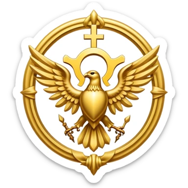 dominus' emblem holy  sticker