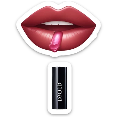 Dior lip gloss sticker