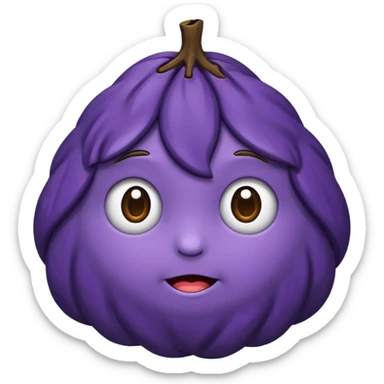 cute prune sticker
