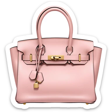Birkin bag light pink  sticker