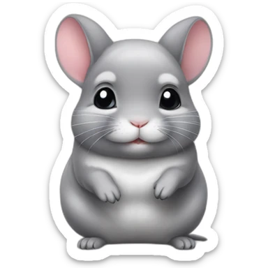 Cute Chinchilla sticker