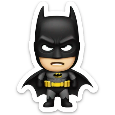 Batman emoji text sticker