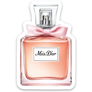 Miss dior perfume sticker
