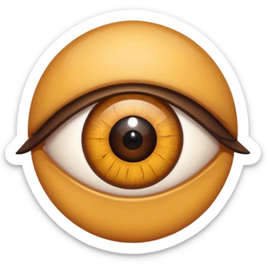 fai un emoji ti tengo di occhio sticker