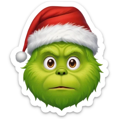 Grinch mano sticker