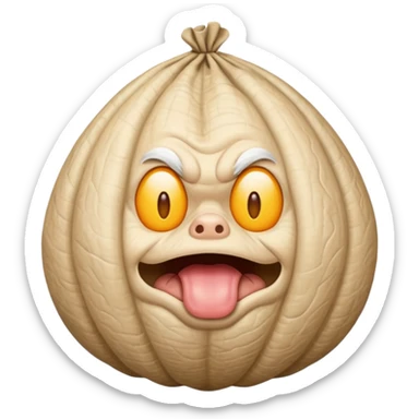 ballsack and dick sticker