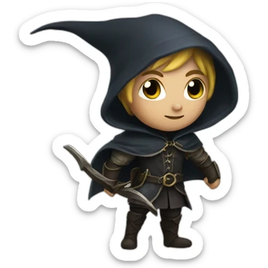 Dark elve thieve sticker