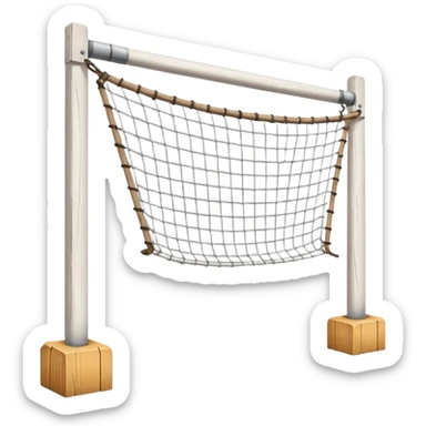 El poste de una portería sticker