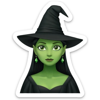 wicked elphaba sticker