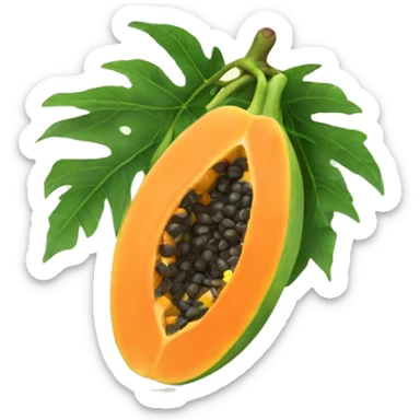 Papaya sticker