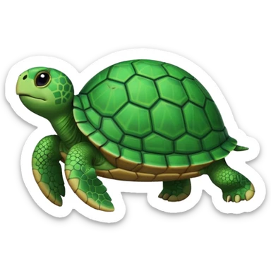 make a little turtle out of the letters PD (my initials) for my logo for my personal website, make it super super minimalistic and the letters need to be integrated into the body of the turtle sticker