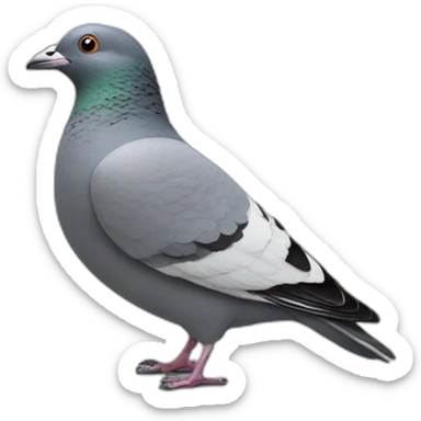 FAT FAT FAT PIGEON sticker